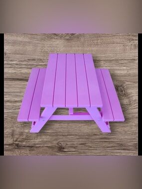 Our Generation Pink Picnic Table
